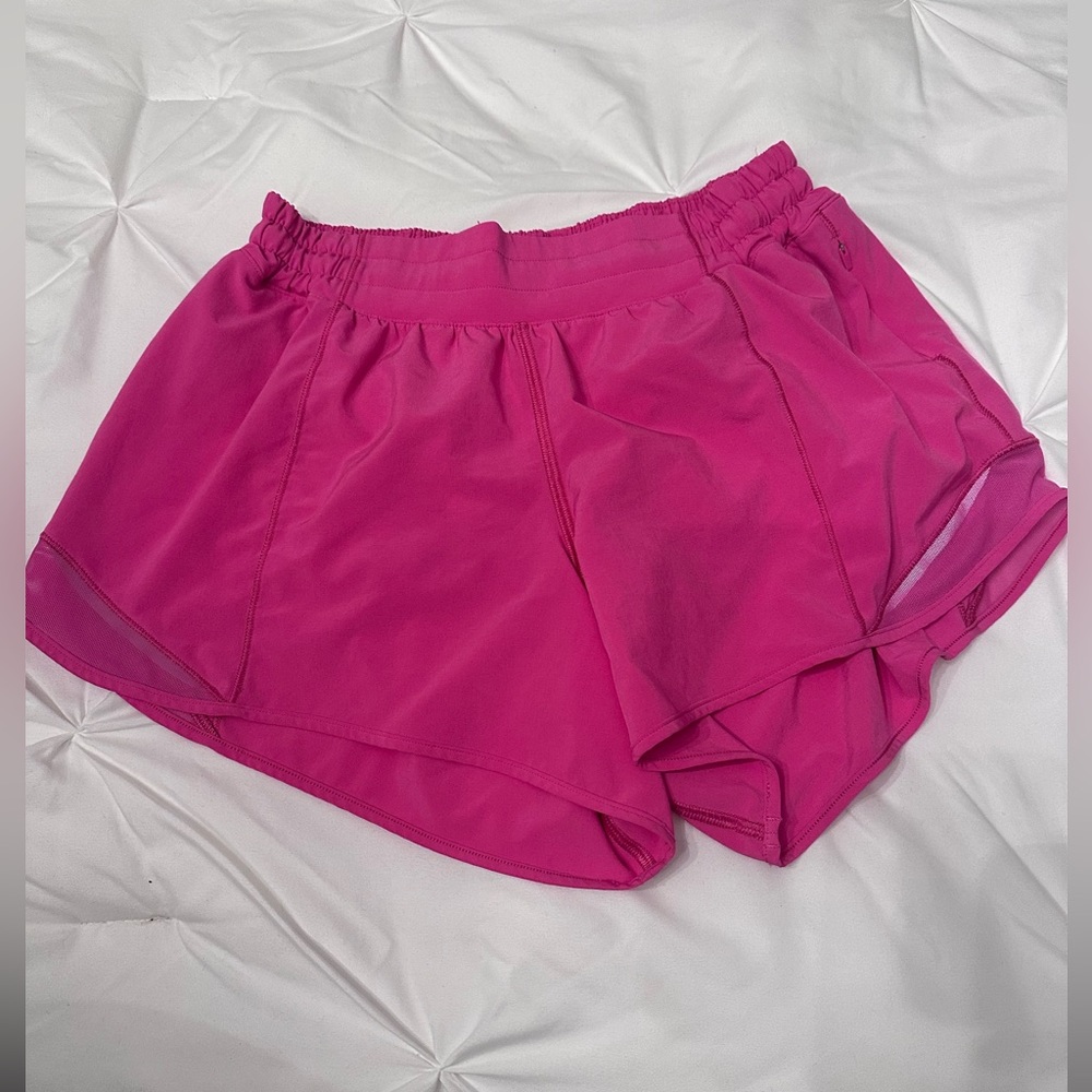 Hot pink Lululemon shorts